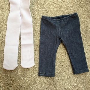 American Girl NEW Tights and Leggings set.